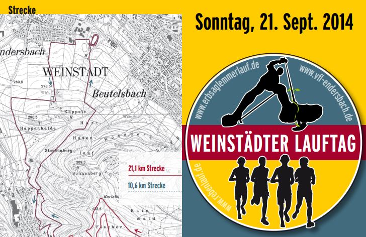 Ziel gesetzt: Halbmarathon 2014 Weinstadt