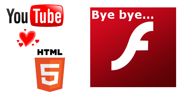 Sargnagel für Adobe Flash? Youtube mit HTML5!